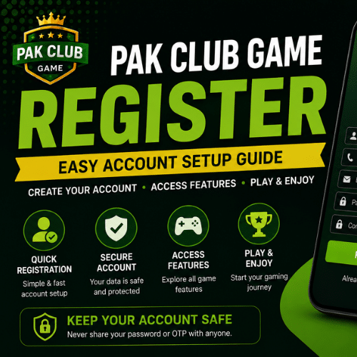 Pak Club Game Register: